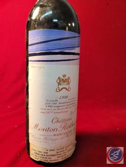 Chateau Mouton Rothschild Baron Philippe 1980 Kept at 52 degrees for over 20 years
