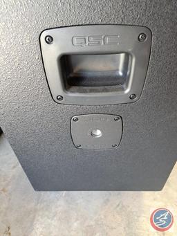 QSC KS112 with cover