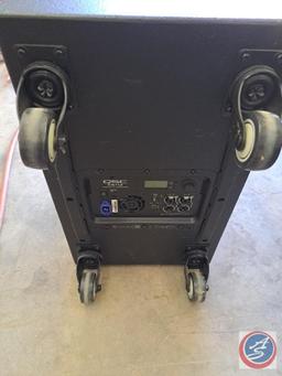 QSC KS112 with cover