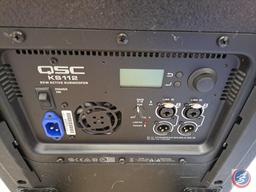 QSC KS112 with cover