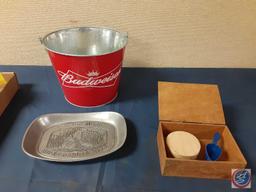 Assortment of Vintage Comic books (see photos - most are...84/85)... , Budweiser Bucket, Pewter