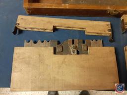 Vintage Cutters for Stanley Planes in Wooden Box