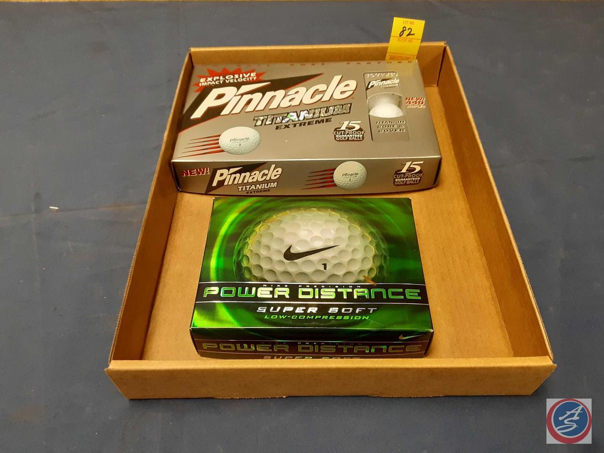 Pinnacle Titanium Extreme Golf Balls, Nike Precision Power Distance