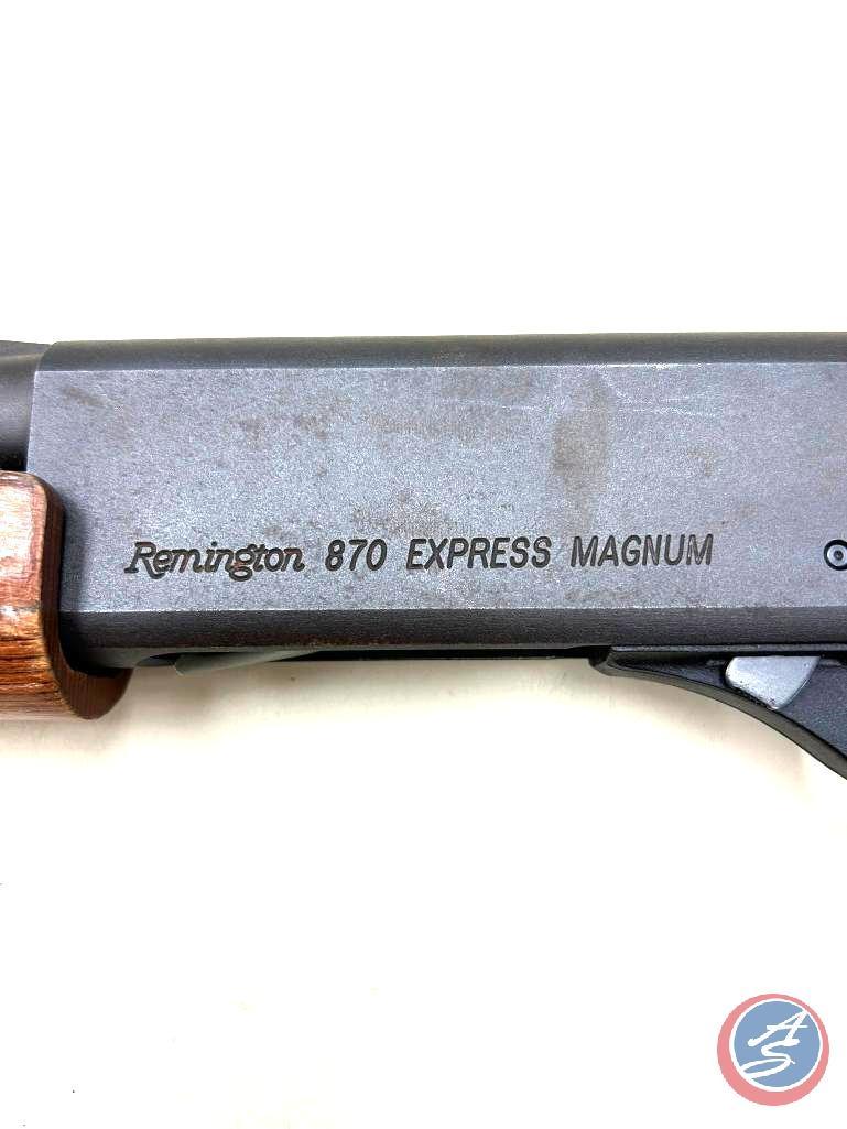 MFG: Remington Model: 870 Express Mag Caliber/Gauge: 20 ga Action: Pump Serial #: AB124451U ...