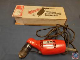 Milwaukee Electric Screw Drill 3/8in. 0380-1,...Vintage Buffalo Impact Driver (in metal