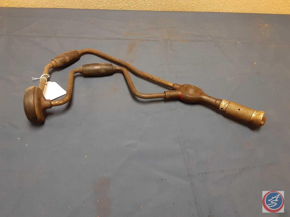 Vintage Corner Bit Brace Hand Auger Drill