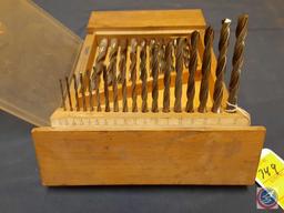 Ludell Speed Twist Drill Bits in Wooden Case