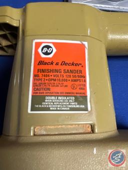 Electrical Cover, Assortment of Sanding Discs, Black & Decker Finishing Sander 7404