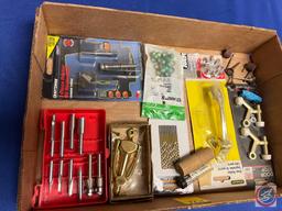 Router Bits, Door Holder and Stops, Drill Bits, Compression Sleeves, Hearing Aid Batteries, Vintage