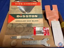 Disston Circular Saw Blade, Vintage CPU-26A/P Computer AIr Navigation, Roto Zip Bits...