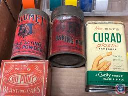 Colored Electrical Tape, Vintage Tins, Drill Bits, Electrical Cover, Air Thorsen Hammer Drill