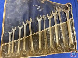 Vintage Blue Line Wrench Set Forged Alloy 12 Point Tools CW-1232 R...