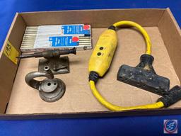 Vintage Folding Measuring Ruler, Short GFCI...Power Cord Triple Tap Plug, Vintage Watchmakers/