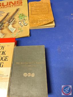 Assortment of Shot Shell Wads, Assortment of Vintage Magazines, Pamphlets,... and Books (see photos