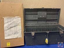 Retail DIsplay Rack (New In Box), Tool Box (empty)...