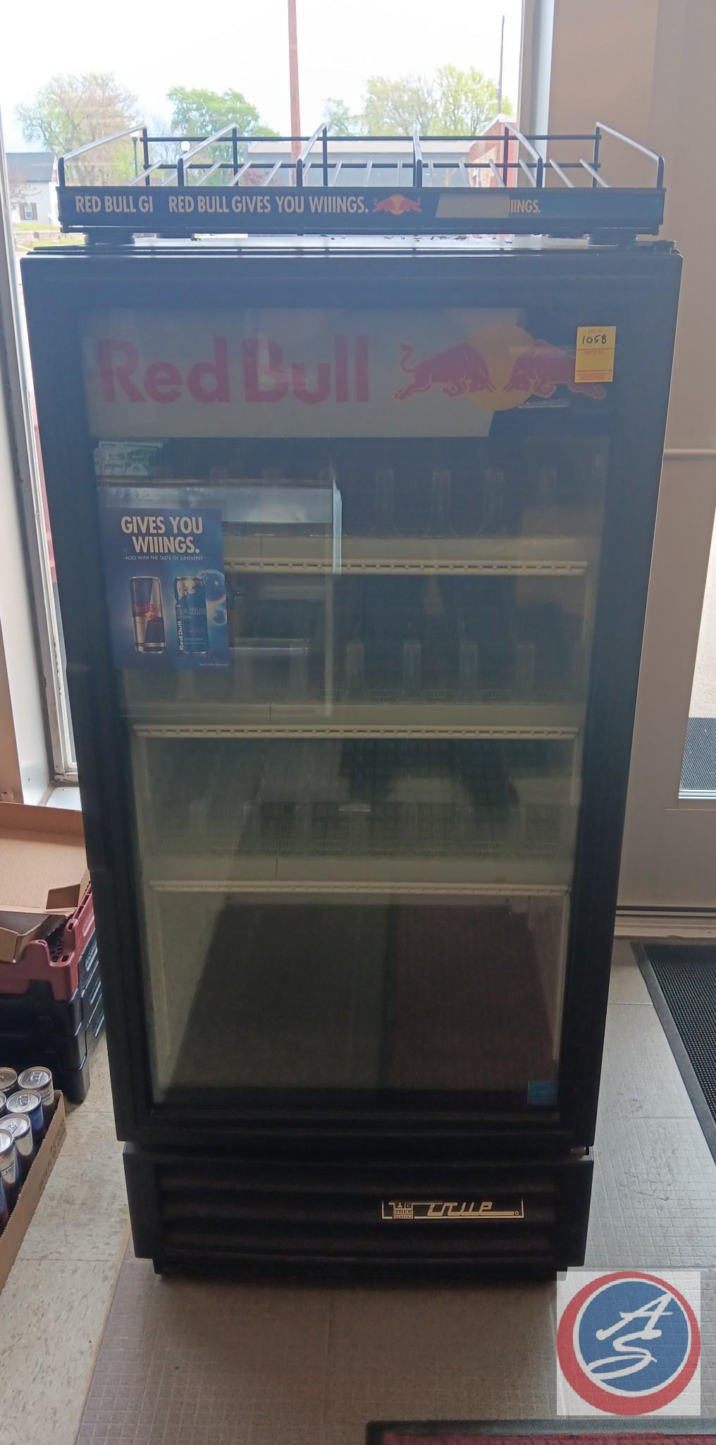 Red Bull Cooler and Rack 57 x 24 1/2 x 23