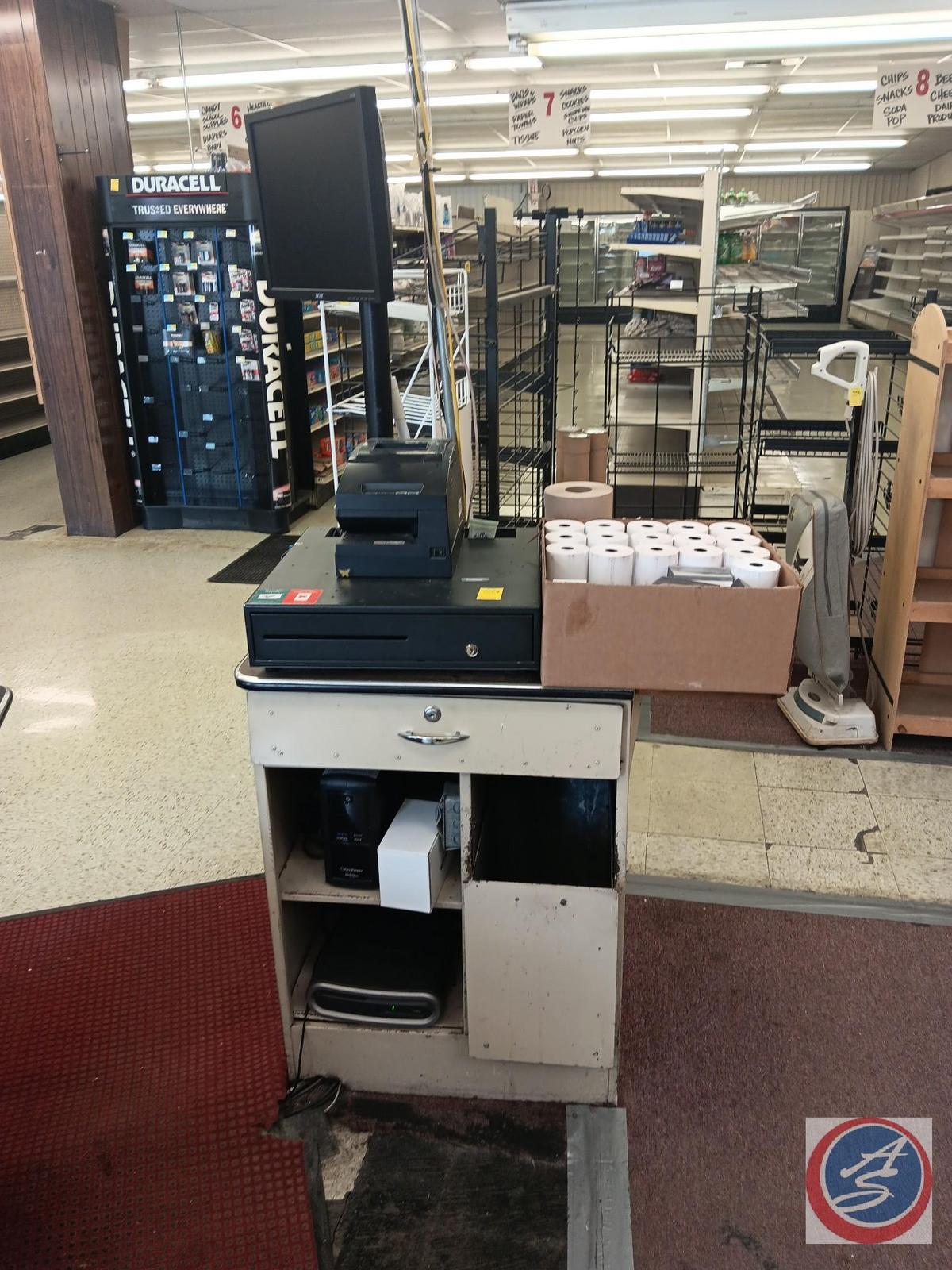 Register, Printer, Screen, and Stand