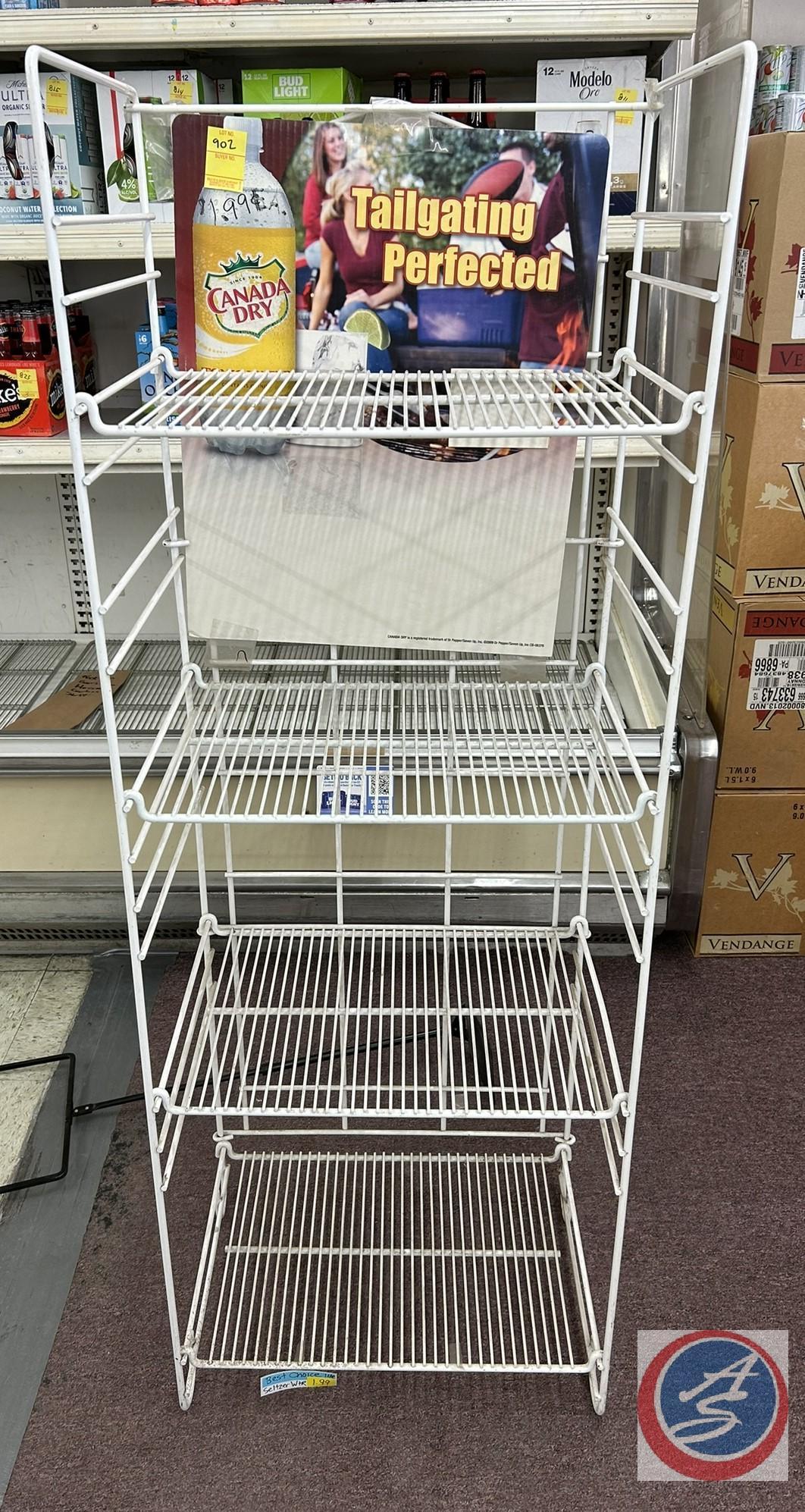 4 shelf wire rack 53 x 19 x 13 1/2