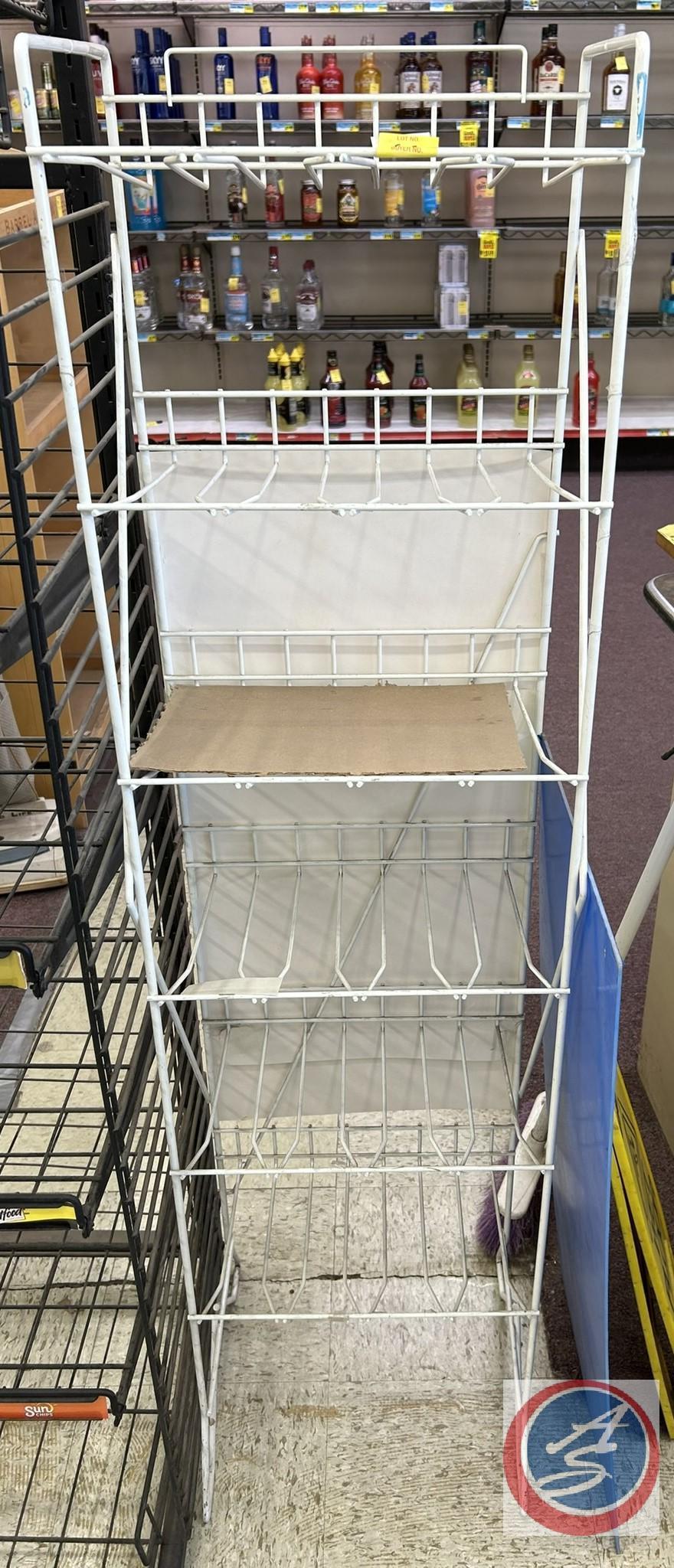 6 shelf wire rack 56 x 14 1/2 x 9 1/2