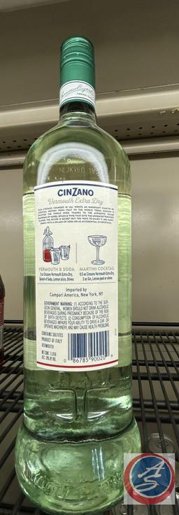 (3) Cinzano Vermouth extra dry 1L (times the money)