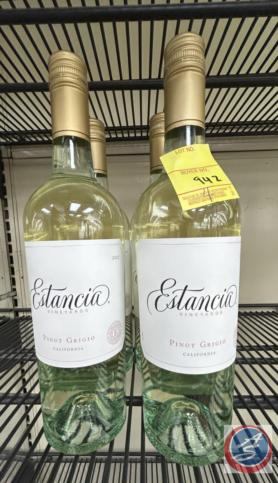 (4) Estancia Pinot Grigio (times the money)