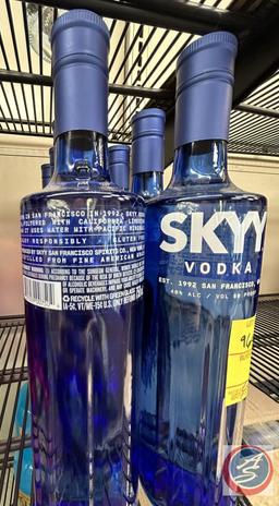 (8) Sky Vodka (times the money)