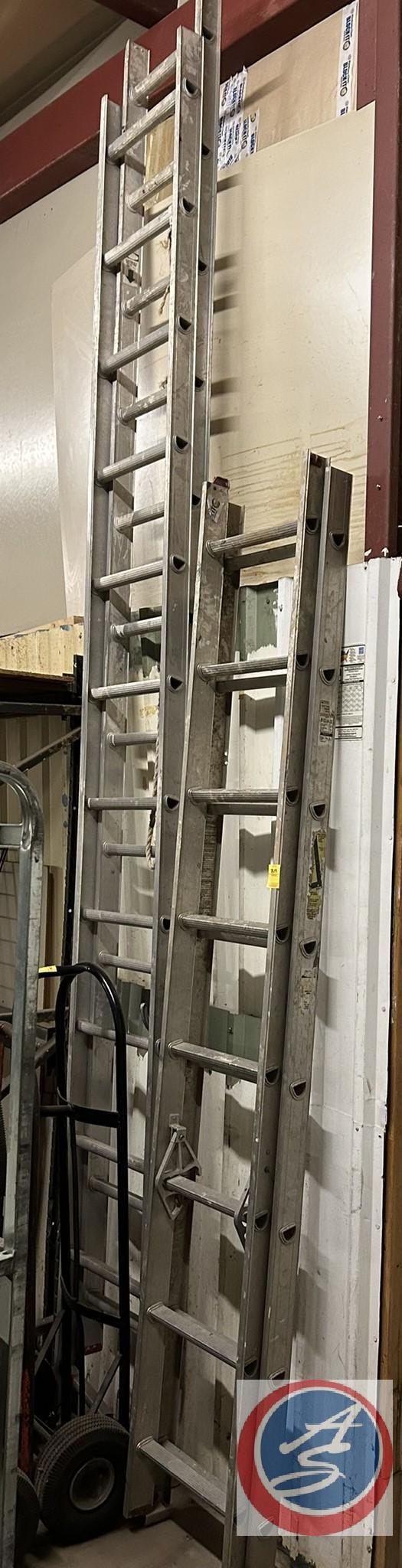 (2) extendable ladders