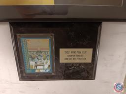 Racing memorabilia in frames