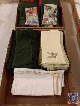 Variety of linens