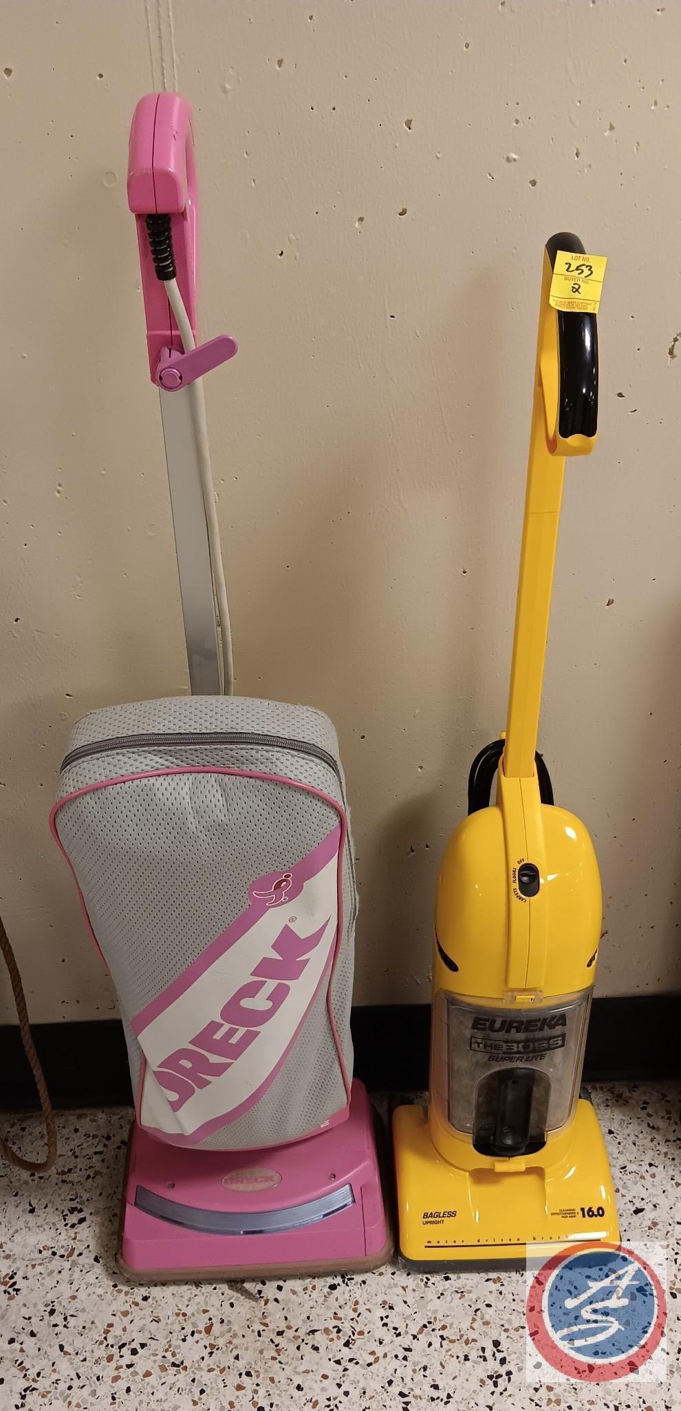 Oreck and Eureka vacuums
