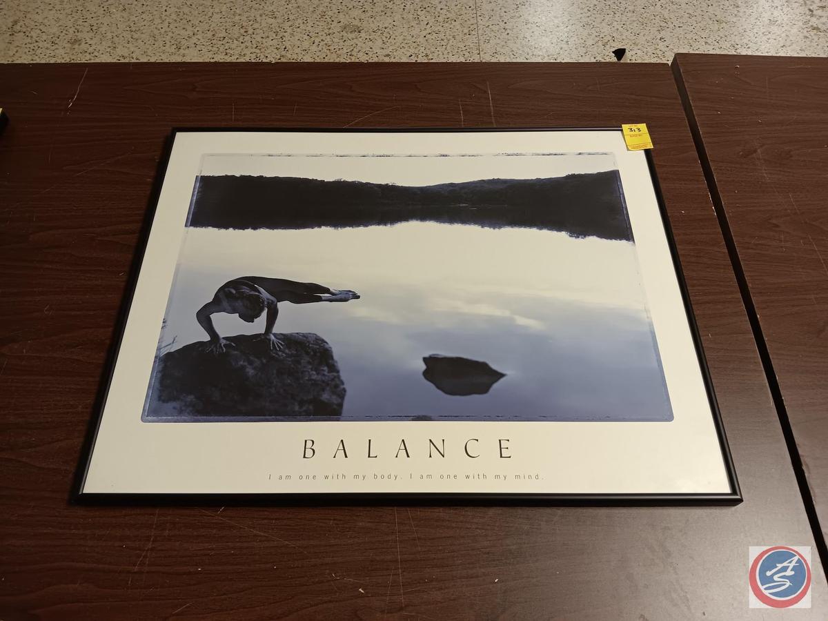 Yoga "Balance" Print 28" x 22"