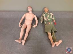 12" G.I. Joe 1967/75 Action Figure & 12" G.I. Joe Mike Power Atomic Man