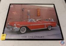 1958 Chevrolet picture in frame