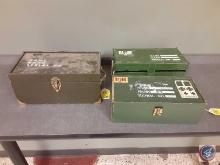 (3) GI Joe Foot Lockers