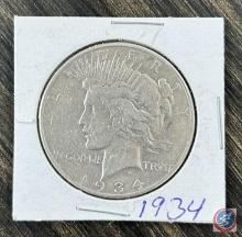 1934 Silver Dollar