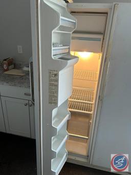 GE double door fridge and freezer