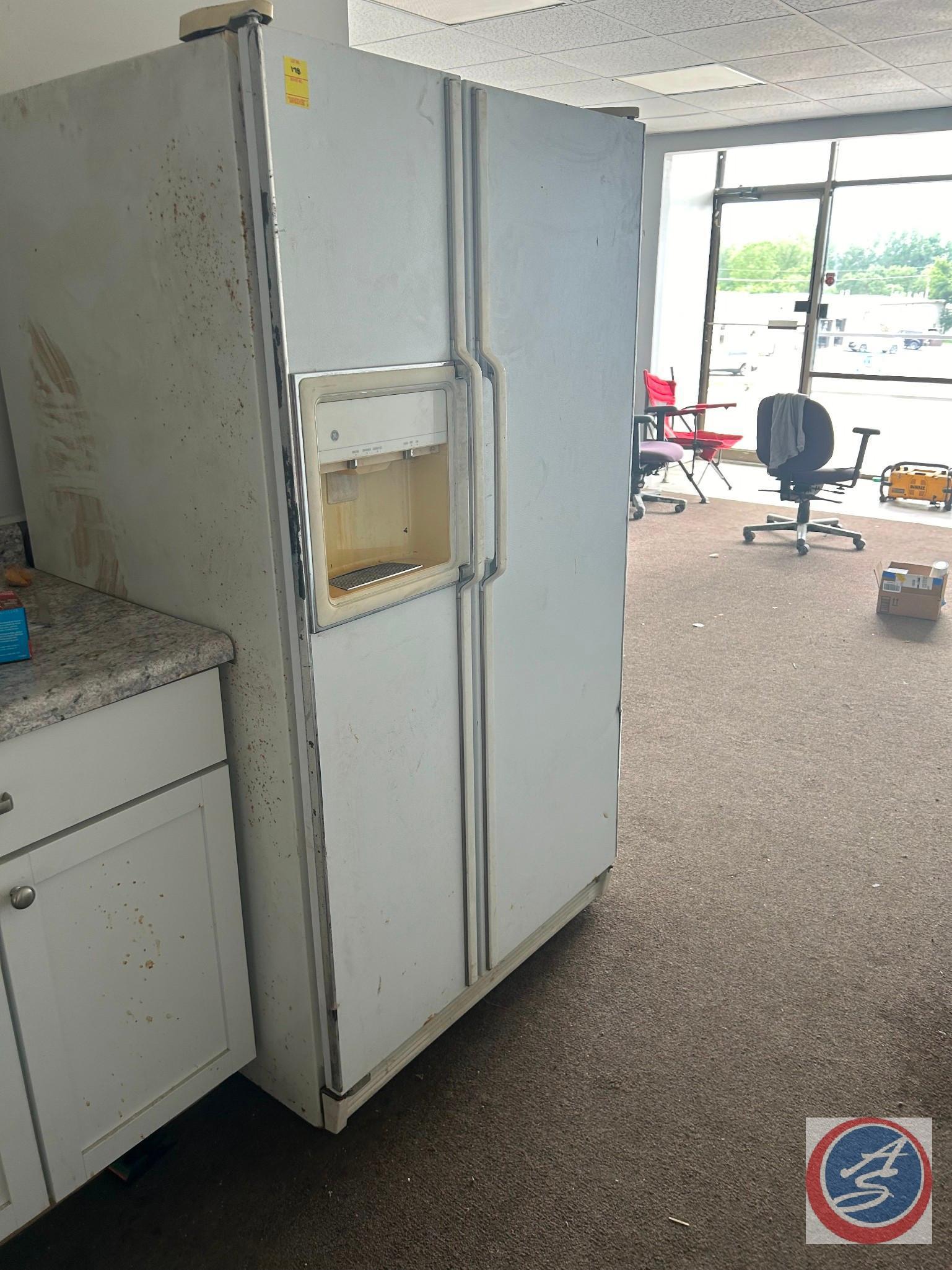 GE double door fridge and freezer