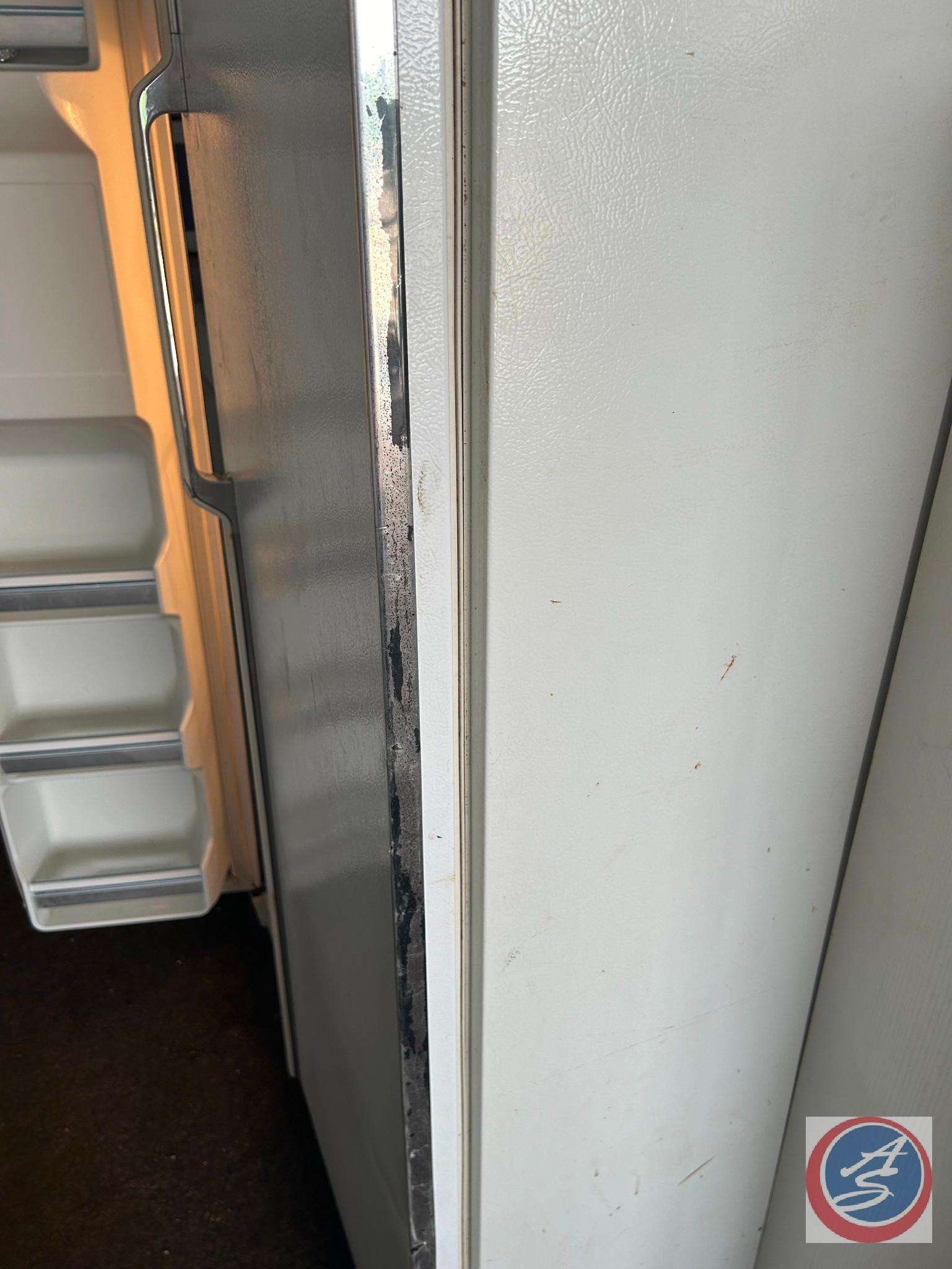 GE double door fridge and freezer