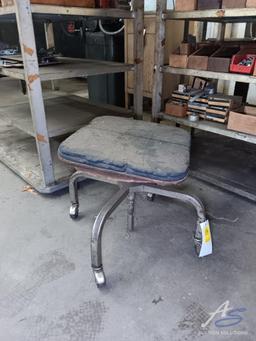 Rolling Shop Stool