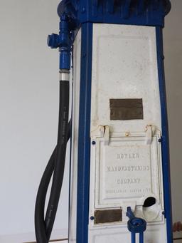 Butler Model 71 square visible gas pump