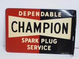 Champion Spark Plug Service sign