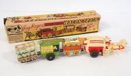 Marx Roy Rogers Stagecoach Wagon Train