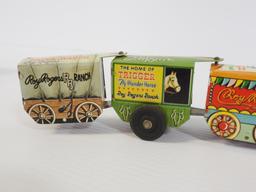 Marx Roy Rogers Stagecoach Wagon Train