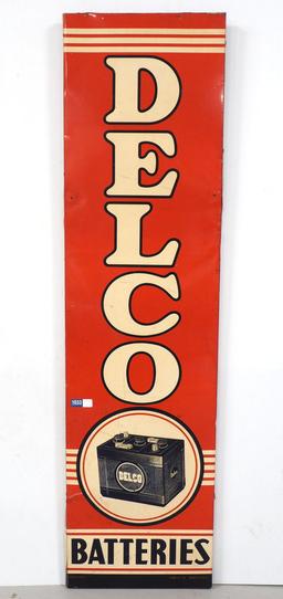 Delco Batteries sign