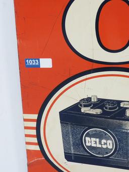 Delco Batteries sign