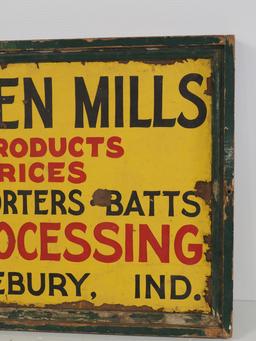 Midwest Woolen Mills sign