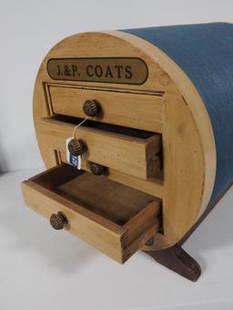 J&P Coats spool cabinet