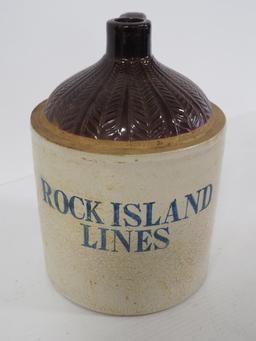 Rock Island Lines crock
