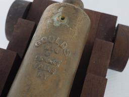 Goulds Mfg. brass cannon