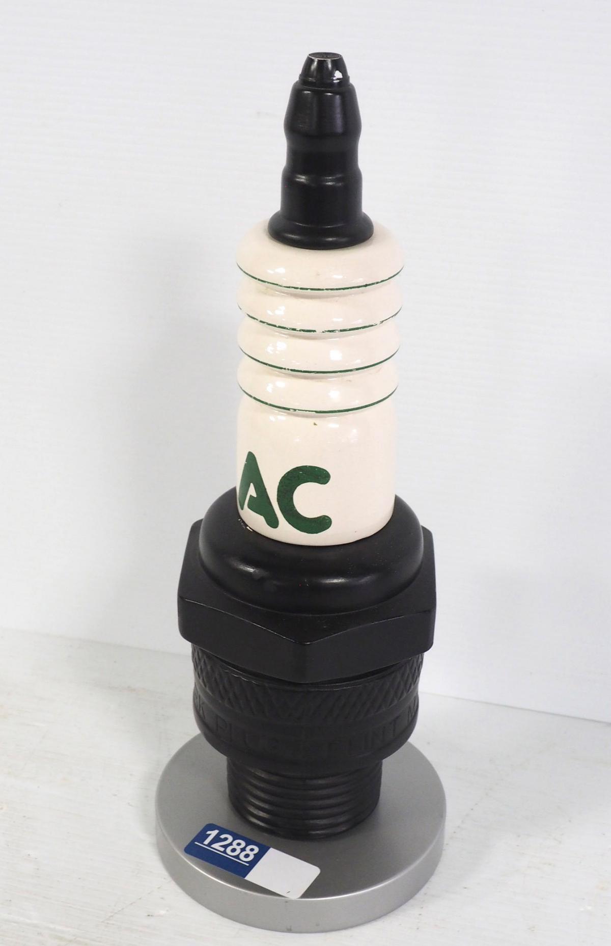 AC Spark Plugs porcelain display